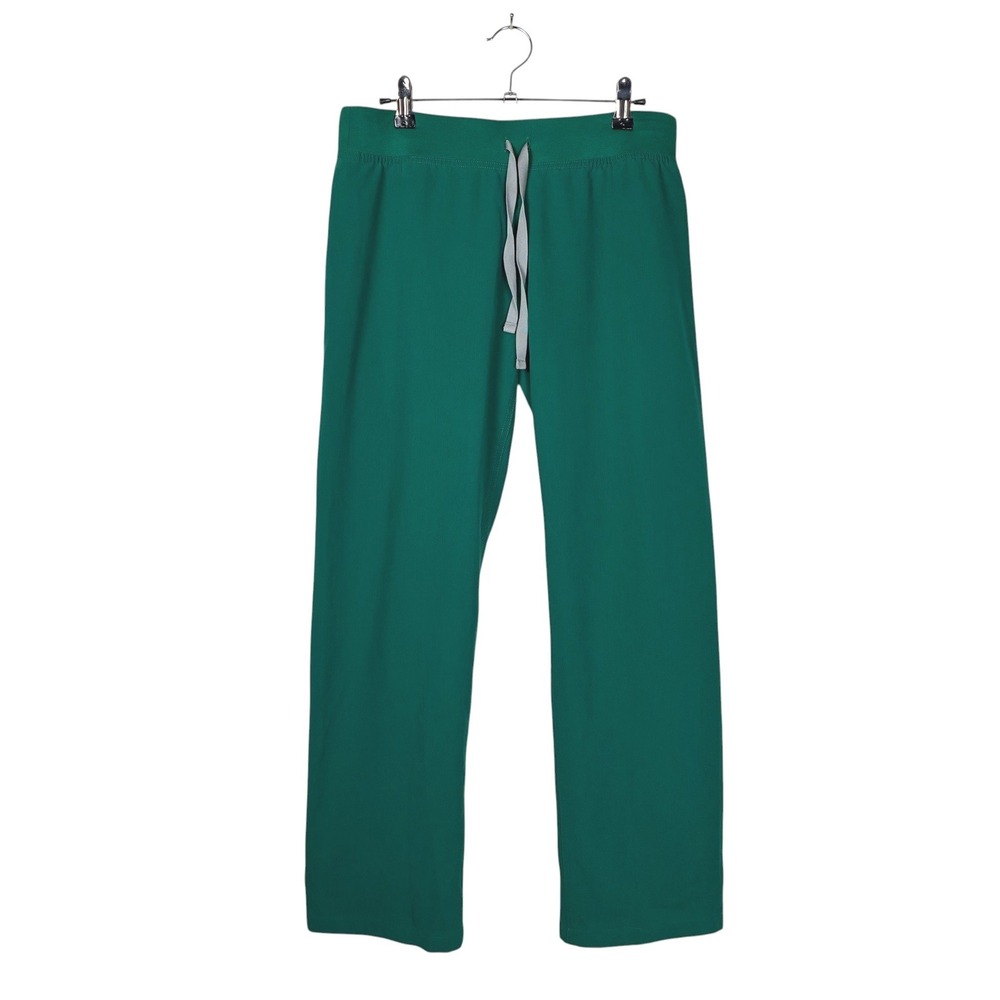 FIGS Womens Livingston Straight Leg Scrub Pants Size Sp Green Teal Medical